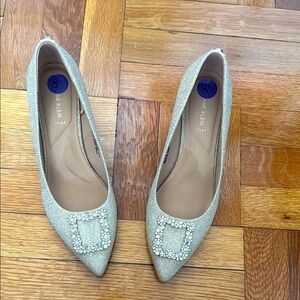 Anne Klein Sparkly Chunky Heels